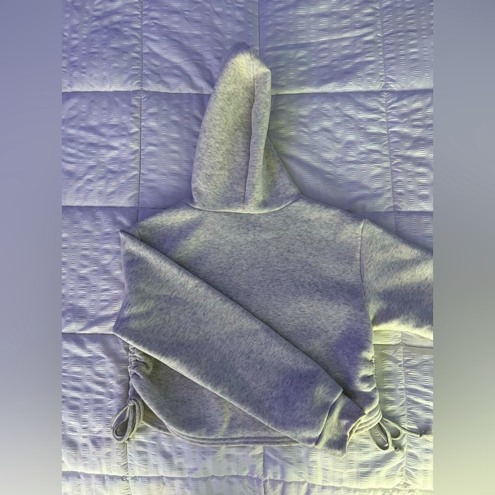 SMALL rue 21 soft cropped hoodie, never worn, no tags